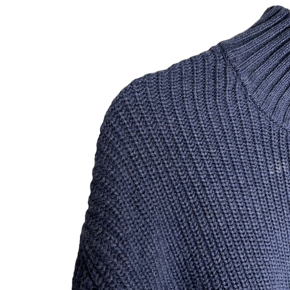 Duluth Sweater Mens 2XL Blue Quarter Zip Long Sleeve Pullover Sweater. - Picture 2 of 6